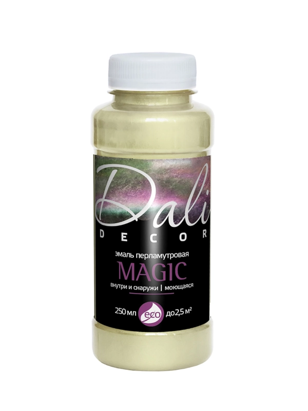 Эмаль перламутровая Dali-Decor Magic, 0,25 л, серебро