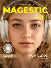 Коричневый цветные контактные линзы MAGESTIC Mini, 1 пара