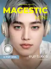 Голубой цветные контактные линзы MAGESTIC Mini, 1 пара
