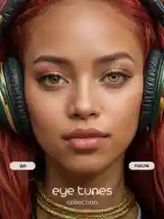 Зеленый цветные контактные линзы MAGESTIC Mini, 1 пара