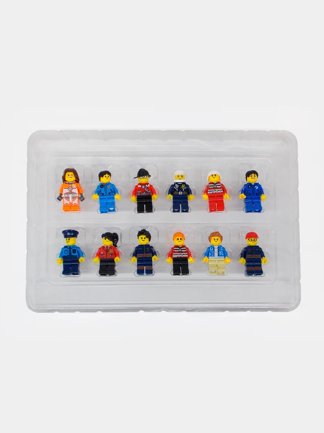Голубой фигурки героев, совместимо с лего (lego)