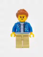 Голубой фигурки героев, совместимо с лего (lego)