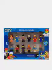 Голубой фигурки героев, совместимо с лего (lego)