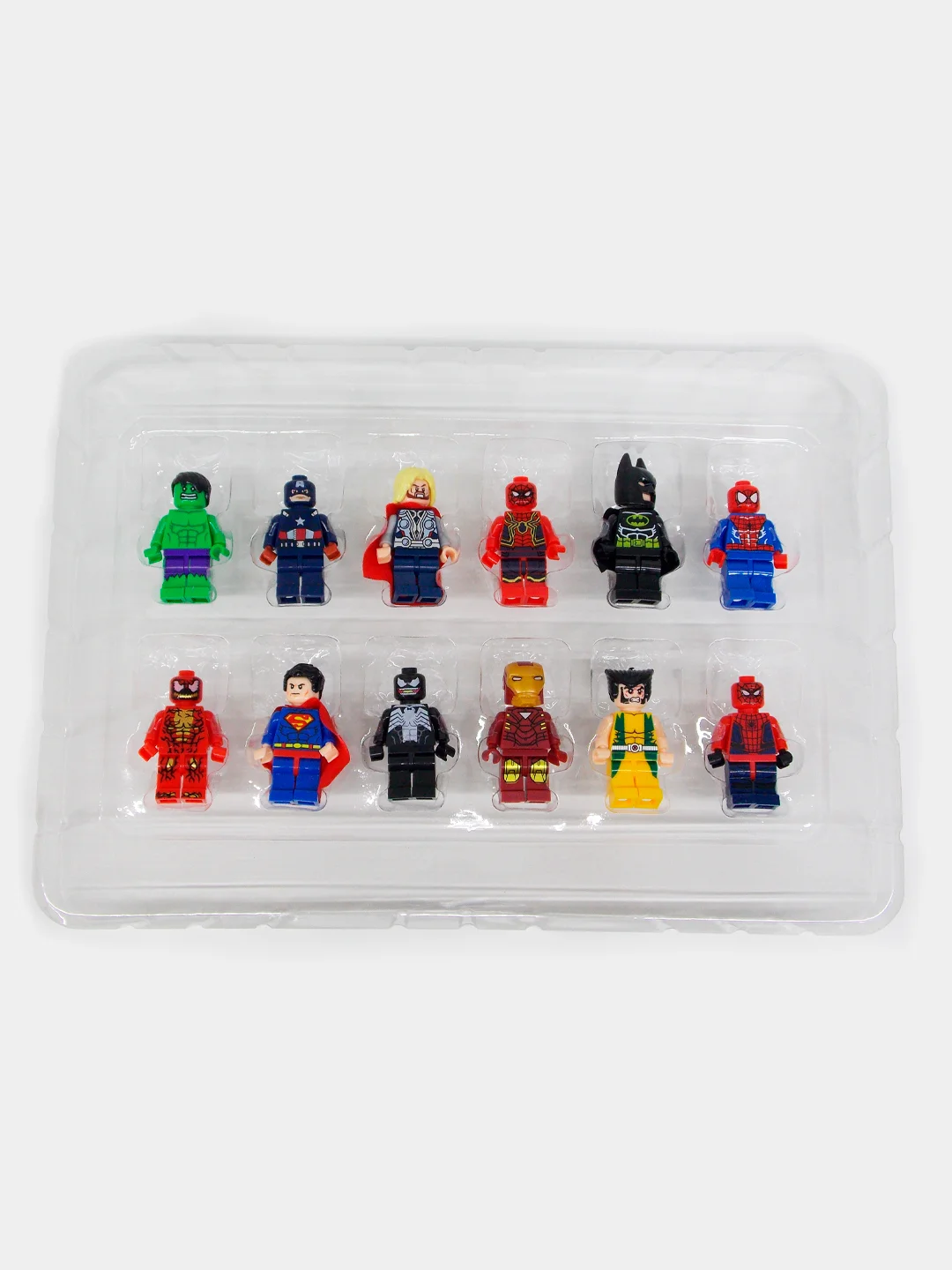 Синий фигурки героев, совместимо с лего (lego)