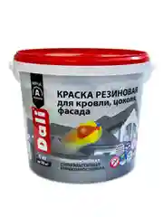 Краска резиновая Dali, глубокоматовая, 6 кг, синяя