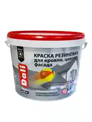 Краска резиновая Dali, глубокоматовая, 12 кг, зеленая