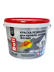 Краска резиновая Dali, глубокоматовая, 12 кг, синяя