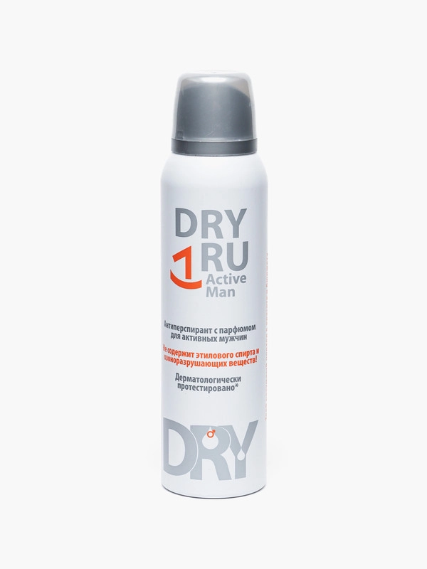 Антиперсперант с парфюмом для активных мужчин DRYRU Active Man 150 мл