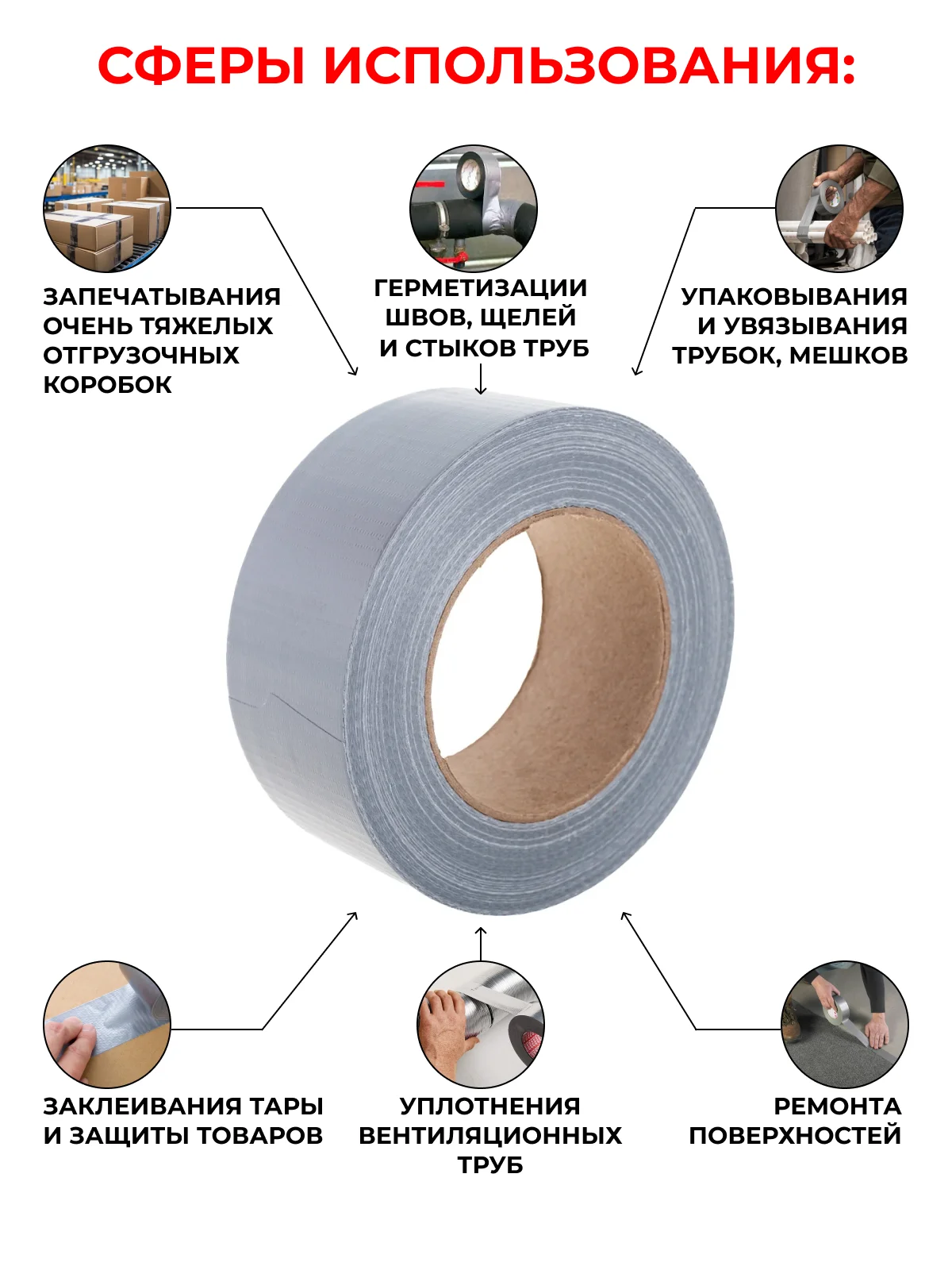 Лента клейкая армированная (сантехническая) 25мм х 25м