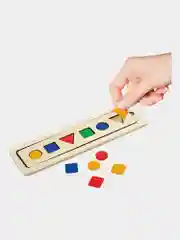 Сортер для малышей Brauberg Kids, 665265, деревянный Монтессори от 3лет Волшебный сундучок