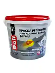 Краска резиновая Dali, глубокоматовая, 6 кг, коричневая