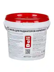 Эмаль для радиаторов Dali, акриловая, шелковисто-матовая, белая, 1 кг