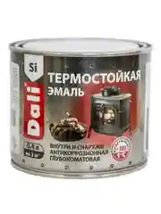 Эмаль термостойкая Dali, матовая, черная, 0,4 л