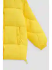 Желтый куртка oversize силуэта с капюшоном