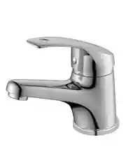 Смеситель для раковины с коротким изливом Decoroom DR71011, однорычажный, хром