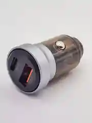 Автомобильное зарядное устройство c USB-A+USB-C портами c LED-подсветкой, 20/48/68Вт