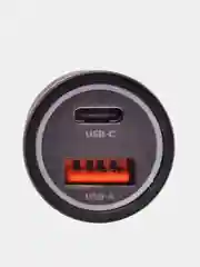 Автомобильное зарядное устройство c USB-A+USB-C портами c LED-подсветкой, 20/48/68Вт