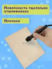 Доски заготовки для выжигания, творчества, росписи, без рисунков, 5 штук, Brauberg, 665313