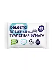 CELESTA Влажная туалетная бумага для детей, 45 шт