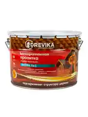 Декоративная пропитка для дерева Drevika Экстра 3 в 1, полуматовая, 9 л, калужница