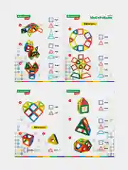 Магнитный конструктор BIG MAGNETIC BLOCKS-42, 42 детали, BRAUBERG KIDS, 663846