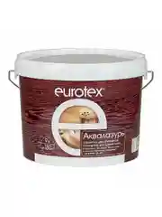Защитно-декоративное покрытие для дерева Eurotex Аквалазурь, 9 кг, бесцветное