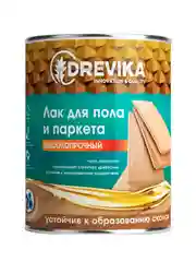 Лак для паркета и мебели Drevika, алкидный, глянцевый, 0,8 кг