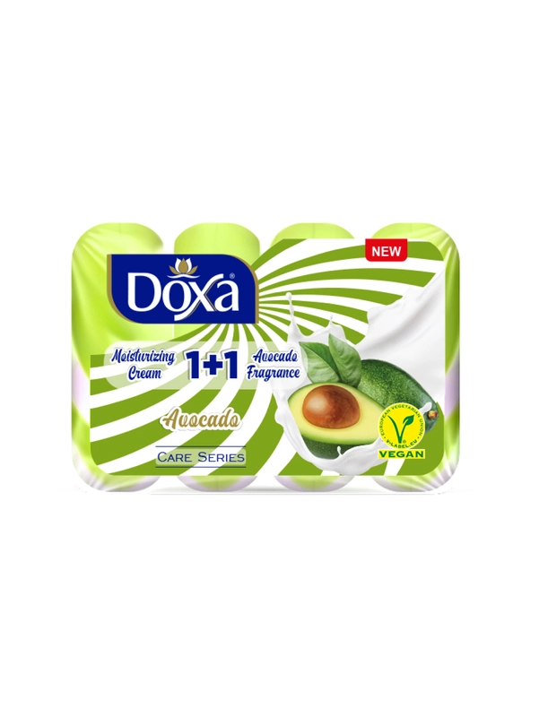 DOXA Мыло твердое Care series ecopack Beauty Avocado 4х80г