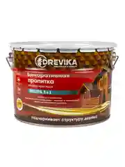 Декоративная пропитка для дерева Drevika Экстра 3 в 1, полуматовая, 9 л, сосна