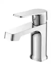 Смеситель для раковины с коротким изливом Decoroom DR23011, однорычажный, хром