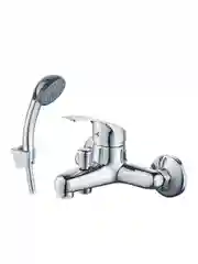 Смеситель для ванны с душем Decoroom DR71035, однорычажный, хром