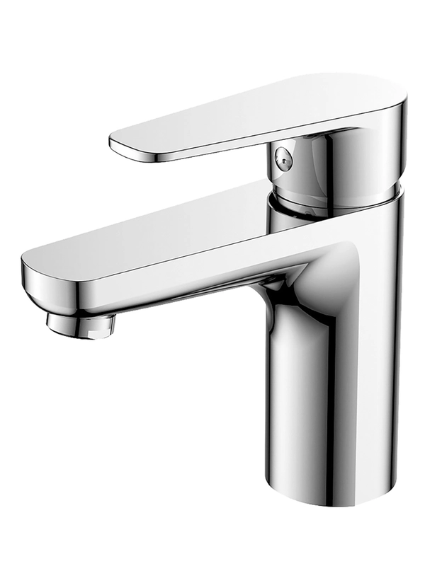 Смеситель для раковины с коротким изливом Decoroom DR72011, однорычажный, хром