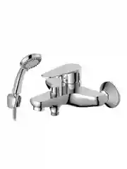 Смеситель для ванны с душем Decoroom DR72036, однорычажный, хром