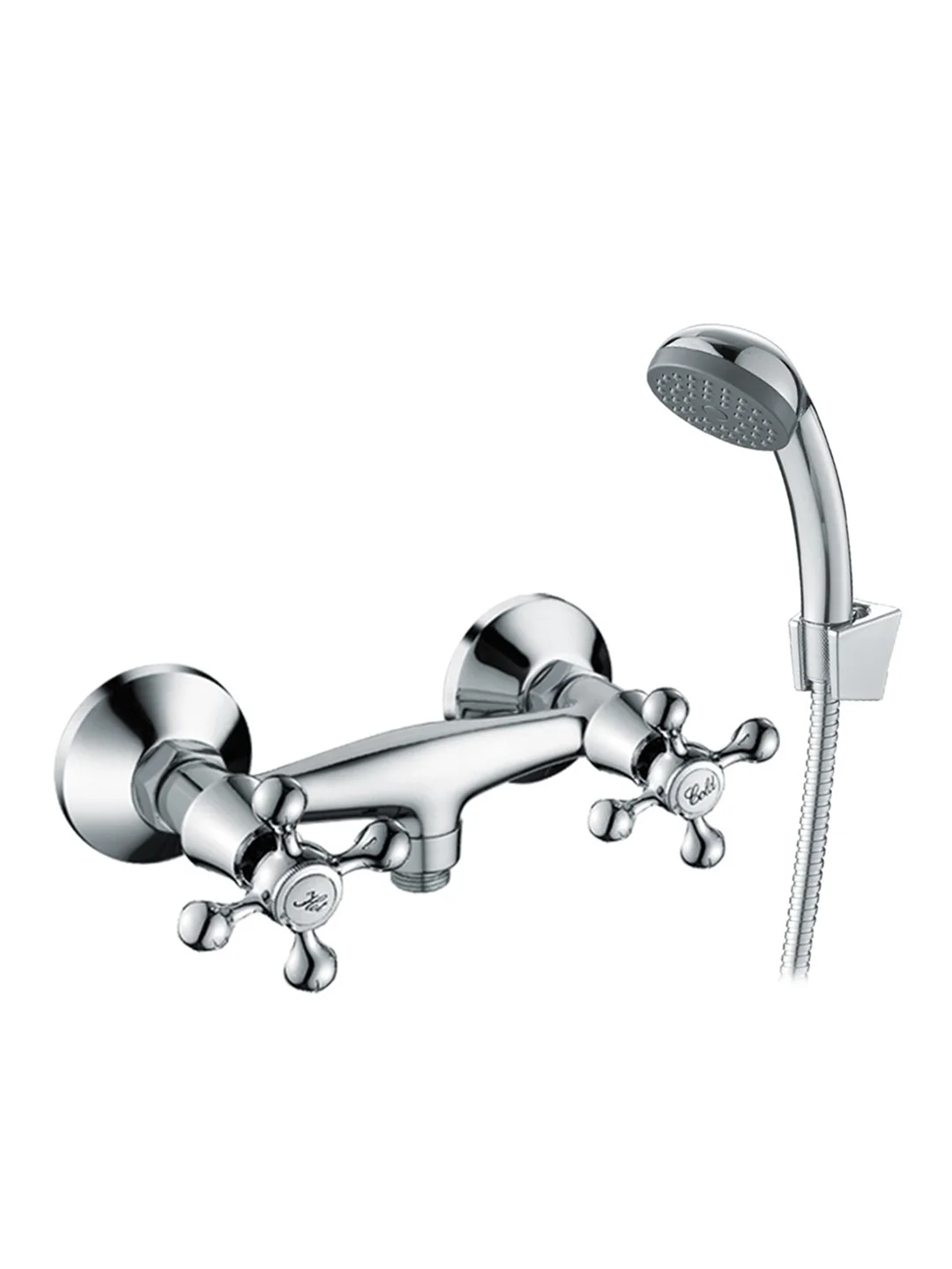 Смеситель для душа Decoroom DR54055, двухвентильный, хром