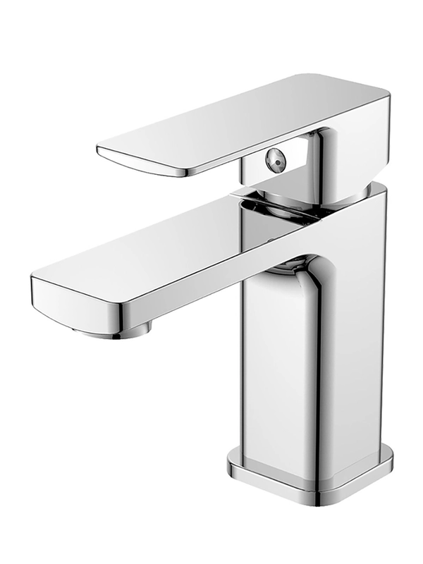 Смеситель для раковины с коротким изливом Decoroom DR20011, однорычажный, хром