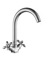 Смеситель для кухни Decoroom DR53028, двухвентильный, хром