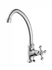 Кран для холодной воды Decoroom DR54010, одновентильный, хром