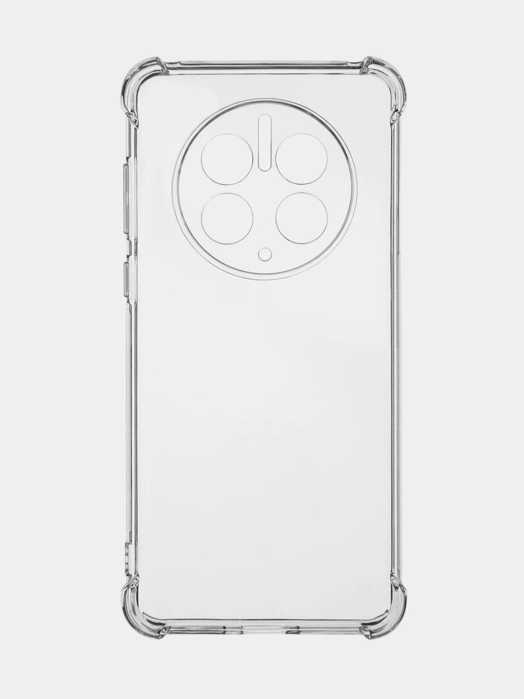 Прозрачный чехол для Huawei Mate 50 Pro противоударный силиконовый ROSCO прозрачный, усиленные углы