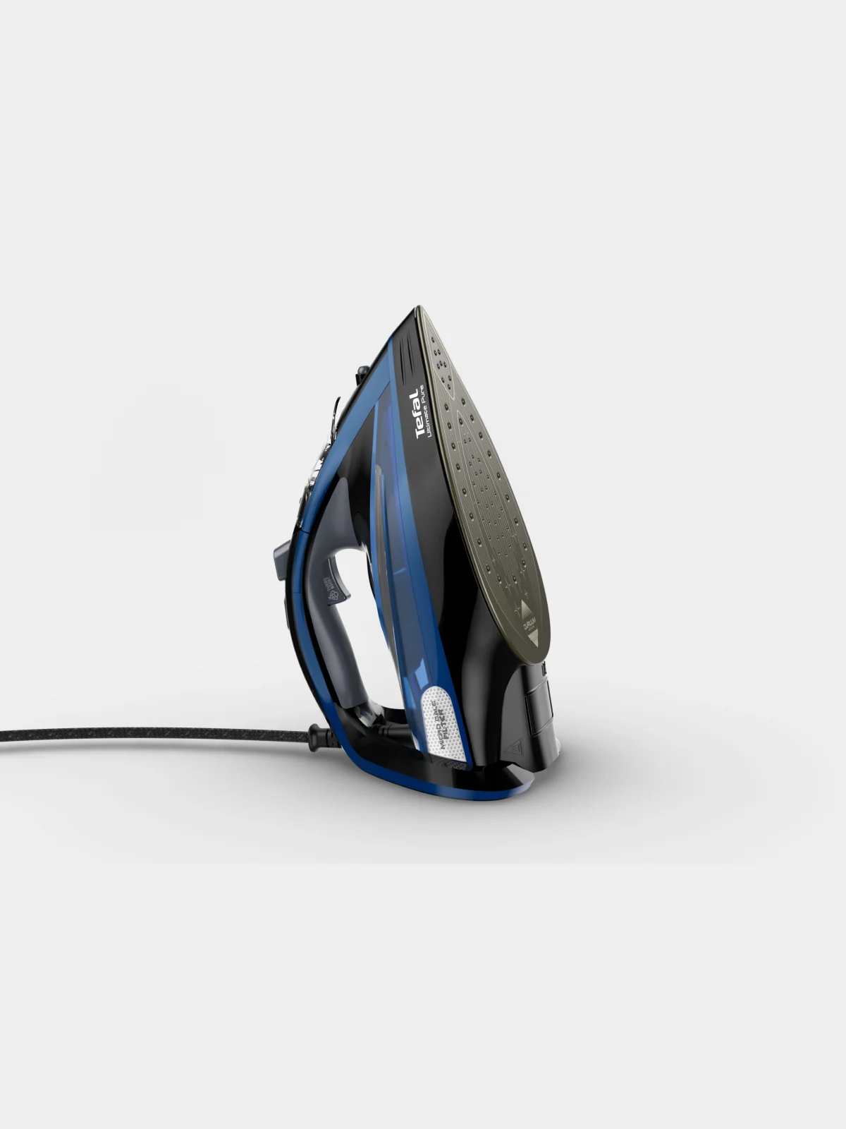 Синий паровой утюг Tefal Ultimate Pure FV9848E0, 3200 Вт, синий