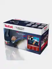 Синий паровой утюг Tefal Ultimate Pure FV9848E0, 3200 Вт, синий