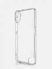 Прозрачный чехол для Nothing CMF Phone 1 силиконовый ROSCO матовый/ прозрачный тонкий с защитой камер