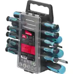 Набор отверток и головок 44 предмета, SL, PH, TORX, головки, магнит, CR-V