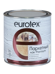 Лак паркетный Eurotex Premium, алкидно-уретановый, глянцевый, 0,8 л