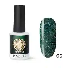 Зеленый светоотражающий гель-лак PASHE Feerie 9 мл