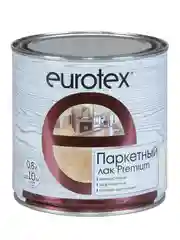 Лак паркетный Eurotex Premium, алкидно-уретановый, полуматовый, 0,8 л
