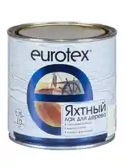 Лак яхтный Eurotex, алкидно-уретановый, глянцевый, 0,75 л