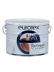 Лак яхтный Eurotex, алкидно-уретановый, глянцевый, 10 л