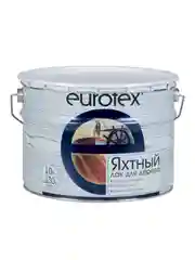 Лак яхтный Eurotex, алкидно-уретановый, полуматовый, 10 л