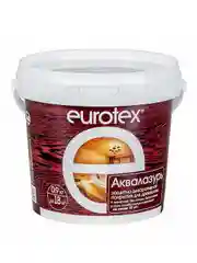 Защитно-декоративное покрытие для дерева Eurotex Аквалазурь, 0,9 кг, калужница
