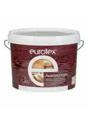 Защитно-декоративное покрытие для дерева Eurotex Аквалазурь, полуглянцевое, 9 кг, сосна